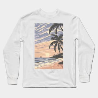 Sunset at the beach Long Sleeve T-Shirt